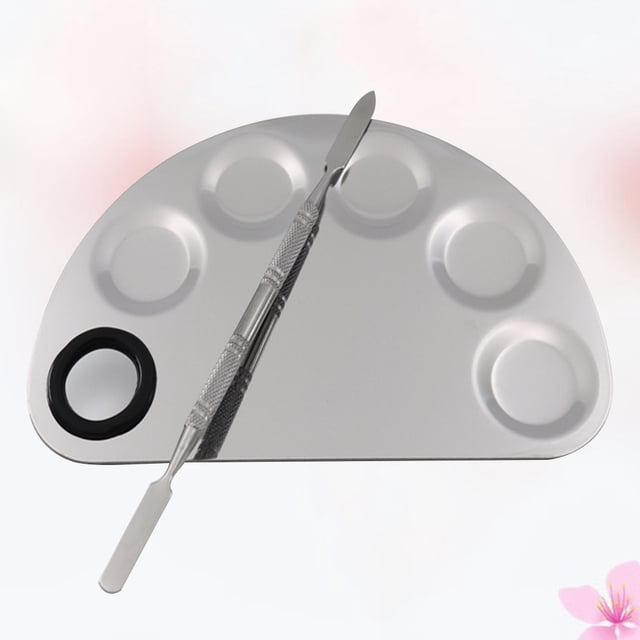WRITWAA Mixing Palette Stainless Steel Paint Mixing 1Pcs Delicate Appearance for Students