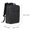 thumbnail image 2 of KAUKKO Large Travel Backpack Set -17.8L Multifunctional Backpack with 15.6-Inch Laptop Compartment, Durable Design, 26.6L Waterproof Carry-on Bag, Flight Approved BLACK, 2 of 5