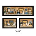 thumbnail image 1 of Bathroom Collection III" by Carrie Knoff Printed Framed Wall Art, 1 of 1