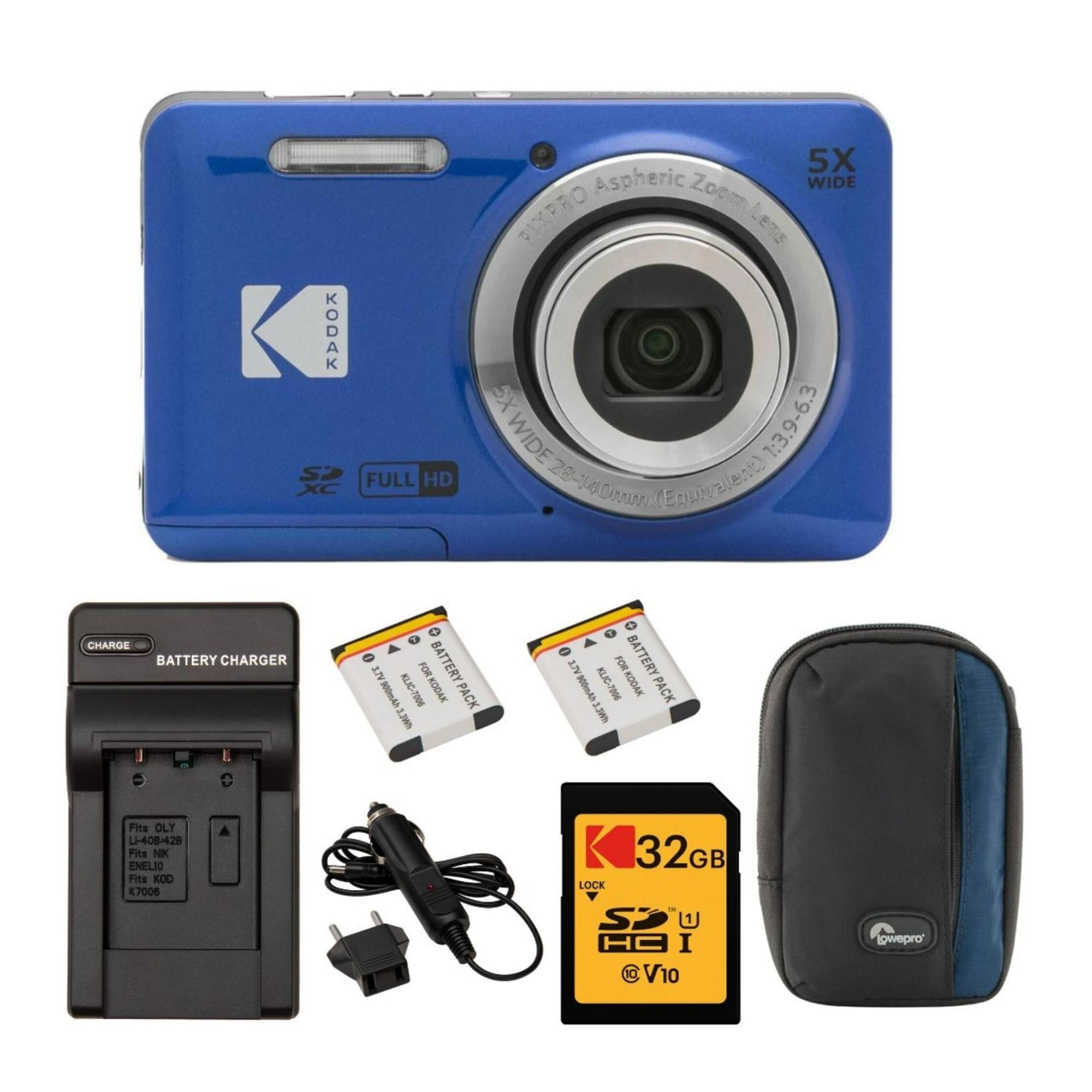 Kodak PIXPRO FZ53 青色 デジタルカメラ 可動品 コンデジ Amazon.com : Kodak FZ53-BL Point and Shoot Digital Camera with 2.7