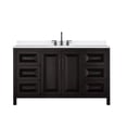 thumbnail image 4 of Wyndham Collection Wcv252560s-Qtz-Us3mxx Daria 60" Free Standing Single Basin Vanity Set -, 4 of 7