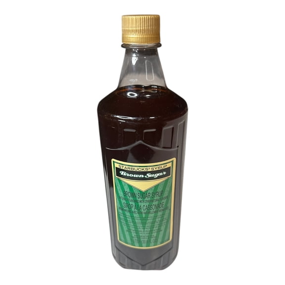 Starbucks Brown Sugar Syrup (1 L) 33.8 fl oz Bottle | Coffee & Tea Flavoring