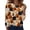 Beige, variant on Halloween Shirts for Women 3/4 Sleeve 2026 Plus Size Funny Cute Vintage Teacher Shirts Casual Holiday Tops Clothes,Purple Pink(M)