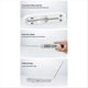 thumbnail image 1 of Food Thermometer LCD Digital Rechargeable Thermometer, 1 of 5