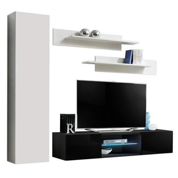 Fly G 33TV Wall Mounted Floating Modern Entertainment Center