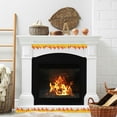 thumbnail image 2 of Shisuyan Bordure en Forme de Flamme Touch Dynamique Rouge 1 Rouleau 394x3in, 2 of 8