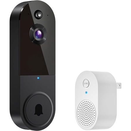 1080p Wireless Camera, AI Human Detection, 2-Way Talk, Live View, Night Vision, Cloud Storage, 2.4G WiFi Only, Battery Powered, Indoor Outdoor Surveillance (Black)