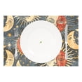 thumbnail image 2 of Sun and Moon Face 12×18 inch Placemats Heat Resistant Washable Foldable Rectangular Placemats Set Decoration Indoor Outdoor for Kitchen Dining Table 6PCs, 2 of 8
