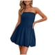 thumbnail image 2 of mfyjkho Vestidos para mujer, Vestido sin mangas de moda para mujer, vestido liso con bolsillos, mini vestidos cortos Vestidos de playa para mujer l, 2 of 9