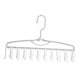 thumbnail image 5 of Colgador de calcetines, rejilla para secar calcetines, organizador de calcetines que ahorra espacio para armario, medias colgantes, colgador de toalla Blanco, 5 of 9