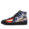 thumbnail image 3 of Pitbull Dogs High Top Canvas Shoes Sneakers Black Size 8.5, 3 of 7