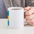 thumbnail image 6 of CafePress - Bahamas Flag Mug - 11 oz Ceramic Mug - Novelty Coffee Tea Cup, 6 of 6