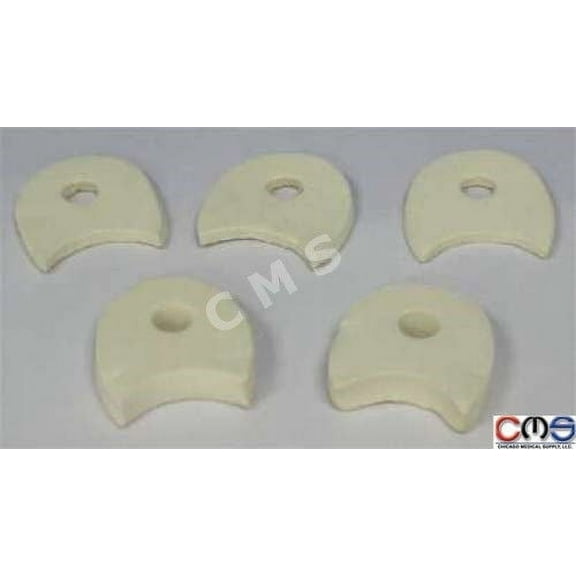 CMS Orthopedic 1/4" Foam Corn Pads Toe Separators With Aperture 100-Pack Medical Grade