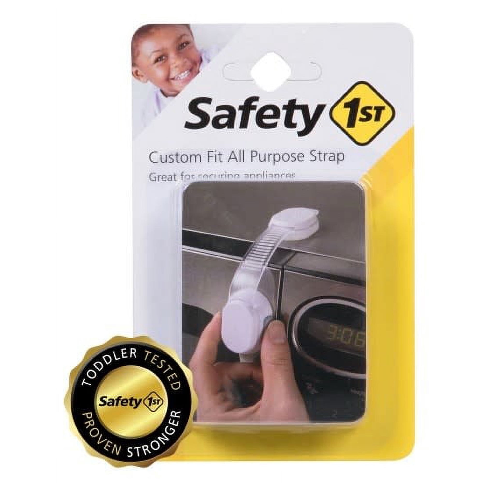 Safety 1ˢᵗ Custom Fit All Purpose Strap (1pk), Clear