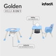 thumbnail image 4 of Silla Alta periquera Infanti 6 en 1 Golden Multifuncional Con Charola Y Mesa De Actividades, 4 of 8