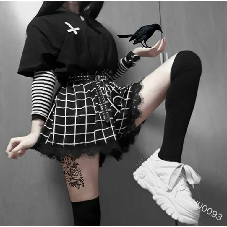Black and white plaid skirt quilt cheap