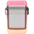 thumbnail image 4 of Extra Thick Waterproof Clear ABS Cigarette Case - 20-Count Sealed Smoke Storage Box with Lanyard, Outdoor Moistureproof Holder for Men, Portable Compact Design , Cigarette Holder Case,Pink, 4 of 11