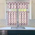 thumbnail image 3 of Kitchen Curtains 36 Inch Short - 3 Panel Set Watermelon Print, Rod Pocket Window Curtains 100% Polyester, Tropical Fruit Valance for Farmhouse, Cafe, Living Room, Bedroom, Easy Wash, 3 of 6