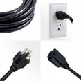 thumbnail image 2 of MesaSe Rallonge de 5 Pi Robuste 16AWG pour Usage Intérieur/extérieur pour Ateliers, 2 of 9