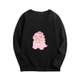 thumbnail image 2 of QIPOPIQ Chandails Molletonnés à Col Rond pour Filles et Tout-Petits Taille 3-14 Ans Vêtements pour Enfants Liquidation, 2 of 3