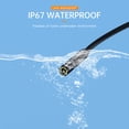 thumbnail image 3 of AN112 1920P HD Inspection Borescope, 8mm IP67 Waterproof Camera with 8 Dimmable LEDs, 16.4ft/5m Semi-Rigid Cable, Compatible with iOS 9.0+ & Android 6.0+, Professional Plumbing/Sewer/Automotive, 3 of 7