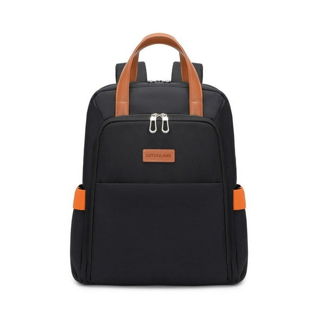 New Multifunctional Stylish Computer Women's Backpack 15.6 Inch Laptop Simple School Bag For Teenage Girls