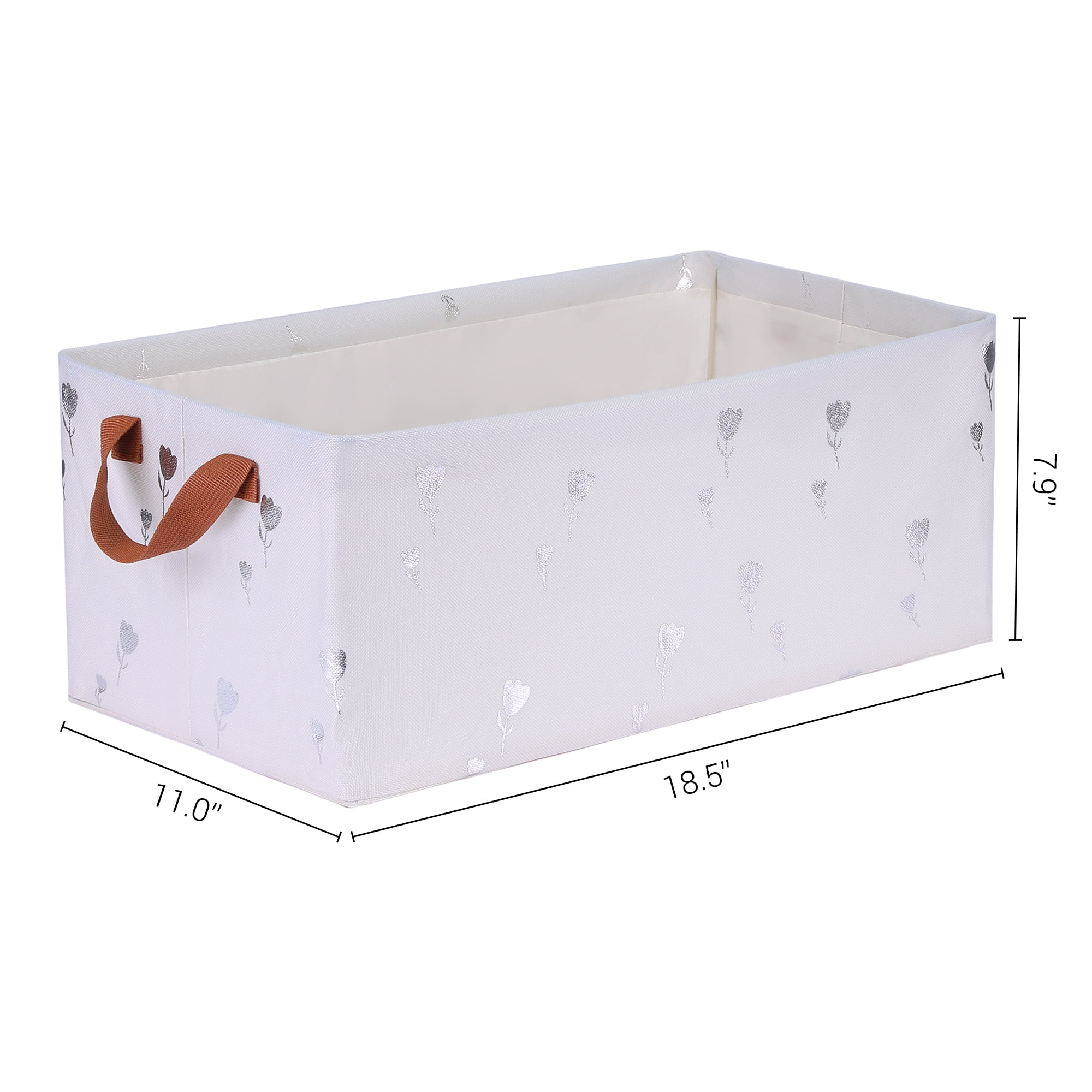 Unique Bargains Fabric Storage Cube Storage Bin Storage Basket Beige