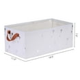 thumbnail image 4 of Unique Bargains Fabric Storage Cube Storage Bin Storage Basket Beige, 4 of 7
