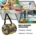 thumbnail image 5 of ZIATUBLE Sunflower Rooster Paper Dispenser Toilet Dustproof Hanging Paper Towel Case with Smooth Zipper Paper Towel Storage Container Universal Carrying and Storage Case Home Decor, 5 of 7