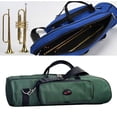 thumbnail image 5 of Professional Trumpet Gig Bag 600D Water-resistant Oxford Cloth Soft Carrying Case Foam Cotton Padded with Adjustable Shoulder, 5 of 6