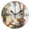 BlacK, variant on YAZAOO Decorative Wall Clock Sizeļ¼25cm Rabbit Drawing at The Beach Design Pattern Clock