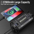 thumbnail image 3 of AVAPOW Car Jump Starter, 4000A Peak 27800mAh Battery Jump Starter (for All Gas or up to 10L Diesel), Battery Booster Power Pack, 12V Auto Jump Box w/LED Light, USB Quick Charge 3.0, 3 of 8