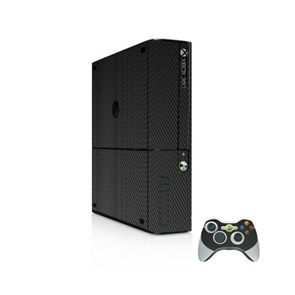 Microsoft Xbox 360E BLACK CARBON FIBER Console Skin
