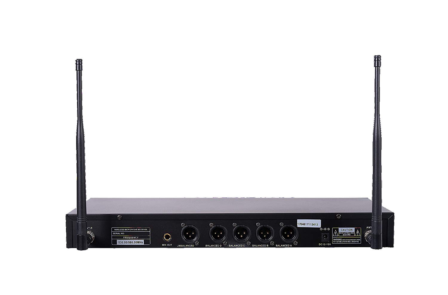 Sound Town Professional UHF Handheld Wireless Microphone System with LED Display, 2 Handheld Mics, 2 Lavalier Mics, 2 Bodypack Transmitters (NESO-U4HL)