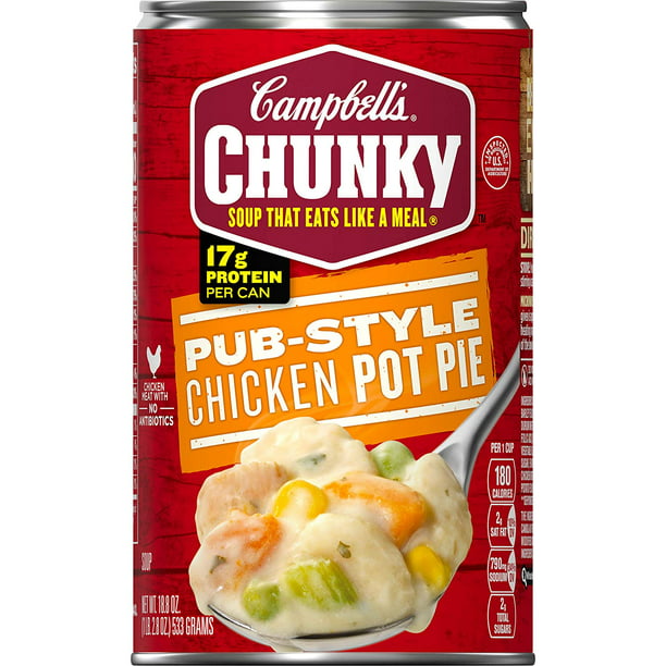 Campbells Chunky Pub-Style Chicken Pot Pie Soup, 18.8 ...