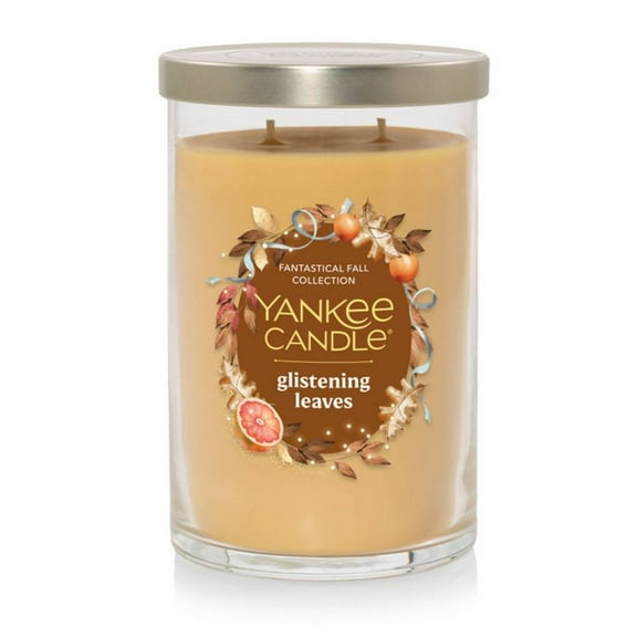 Yankee Candle 20oz Signature Large Tumbler Candle Glistening Leaves