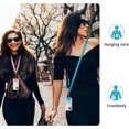 thumbnail image 6 of WERLETER  Phone Lanyard 2 Pcs Lengthened Adjustable Neck Strap,2 Pcs Patches,Universal Crossbody Multifuctional Cell Phone Lanyards Compatible with Most Smartphones(Pink+Blue), 6 of 16