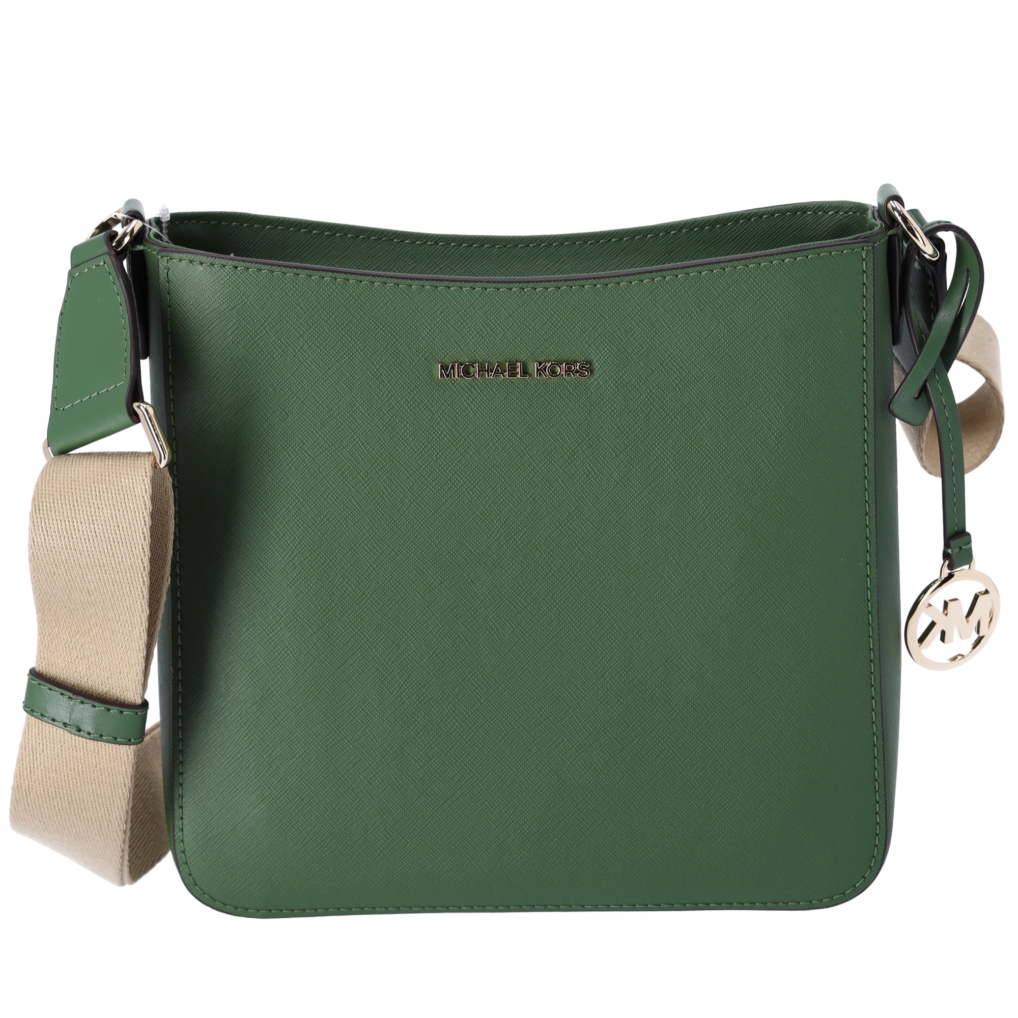 Michael Kors Jet Set Travel Small North South Crossbody Bag Purse Fern Green Walmart
