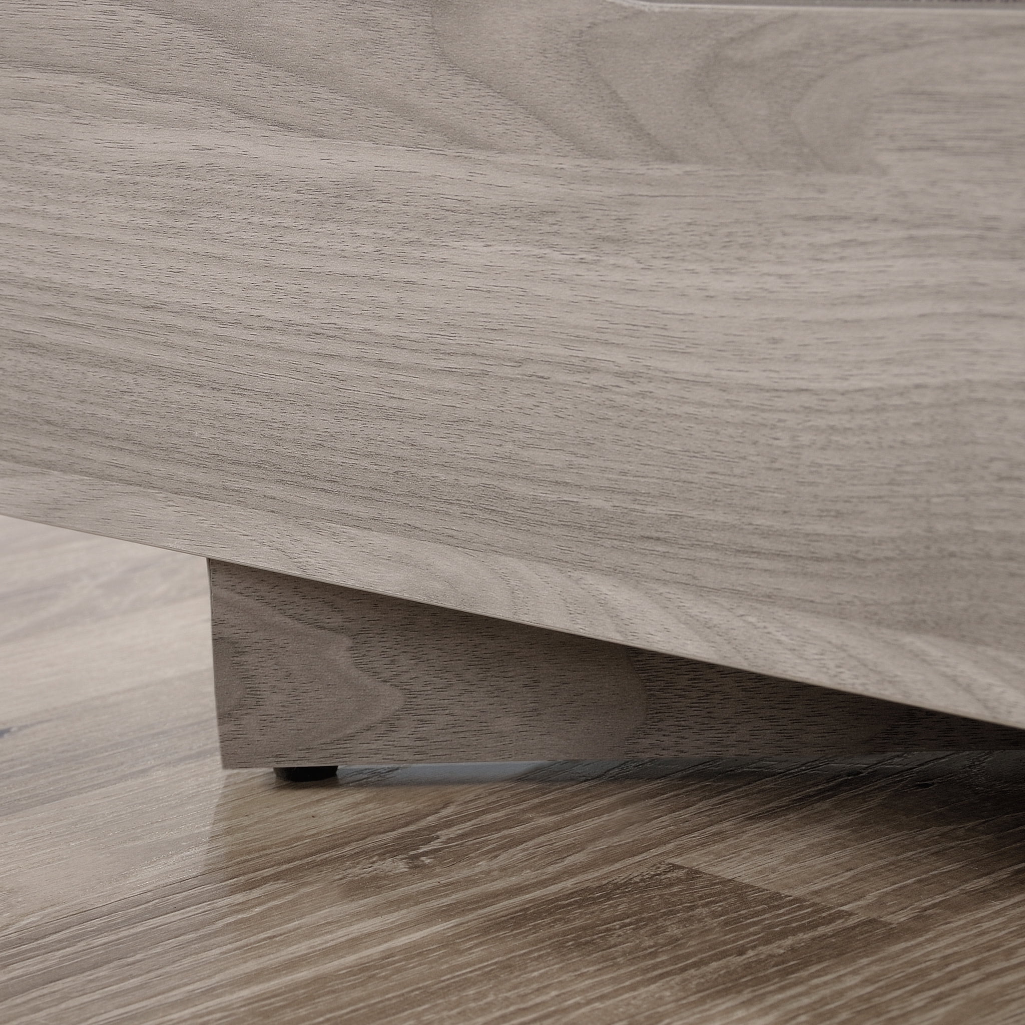 Sauder Pet Furniture Milo Modern Dog Bed, Light Walnut Finish
