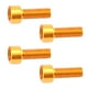 thumbnail image 1 of Paquete de tornillos roscados para portabidones de bicicleta: ligeros y duraderos. dorado, 1 of 9