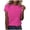 Hot Pink, variant on T-Shirts for Women Short Sleeve Crew Neck Lightweight Pink Spring Clothes Trendy Tops