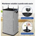 thumbnail image 3 of Cesto de Ropa Plegable 80L Grande Rectangular y con Asas Resistentes Ideal para Baño y Dormitorio, 3 of 4