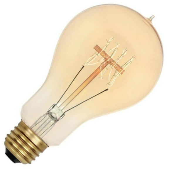 Westinghouse 04105 - 40 watt 120 volt A23 Quad Loop Filament Medium Screw Base Amber (VINTAGE/40/A/A23)