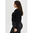 thumbnail image 2 of Chamarra corta Roman Fashion /Tallas Extras, 18048 (Negro) negro 40 Roman Fashion CH-GR-18048-NEGRO, 2 of 7