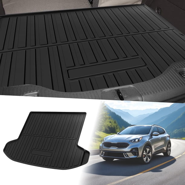 Forro de maletero de carga de cara plana Unique Bargains, alfombra de maletero trasero, bandeja de equipaje, patrón de rayas verticales para Kia Sportage 2023-2025, antideslizante
