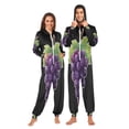 thumbnail image 3 of IAUYY Unisex Adult Onesie Pajamas Ultra-Soft Crystal-Soft Fabric, Halloween Adult Onesie Pajamas Adults,With a Zipper Plus Size Onesie Pajamas, Long String Like Shape, 3 of 7