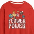 thumbnail image 3 of Peanuts - Flower Power - Toddler & Youth Long Sleeve Graphic T-Shirt, 3 of 6
