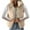 Khaki, variant on Lindreshi Winter Jackets Women Women's Long Sleeved Zippered Pocket Cotton Jacket with Fashionable Warmth and Windproof Cotton Jacket