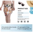 thumbnail image 7 of Kll Doodle Farm Animals Faces Print Women'S Sarong Coverups Short Bathing Suit Wrap Skirt Beach Wrap Swimsuit Cover Ups, 7 of 7
