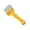 Yellow, variant on Ergonomic Honeys Harvesting Fork 18 Stainless Steel Points Plastic Grip For Use